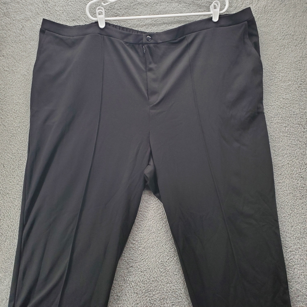 Soft Focus Pants Trousers Womens Plus Size 3X 30/32 Black Straight Leg - Picture 3 of 8